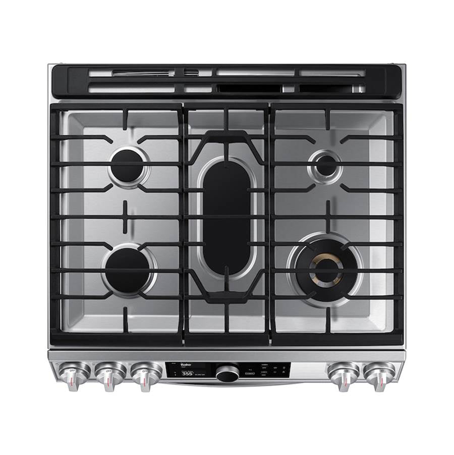 Dual Fuel Slide-In with Flex Duo, Smart Dial and Air Fry, 6 cu-ft