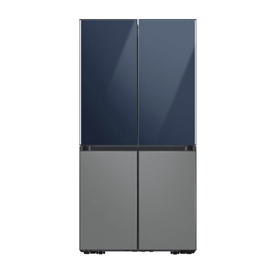 Bespoke Flex 4-Door Refrigerator Bottom Panel, White Glass