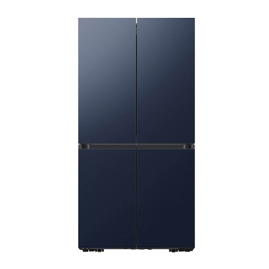 Bespoke Flex 4-Door Refrigerator Bottom Panel, White Glass