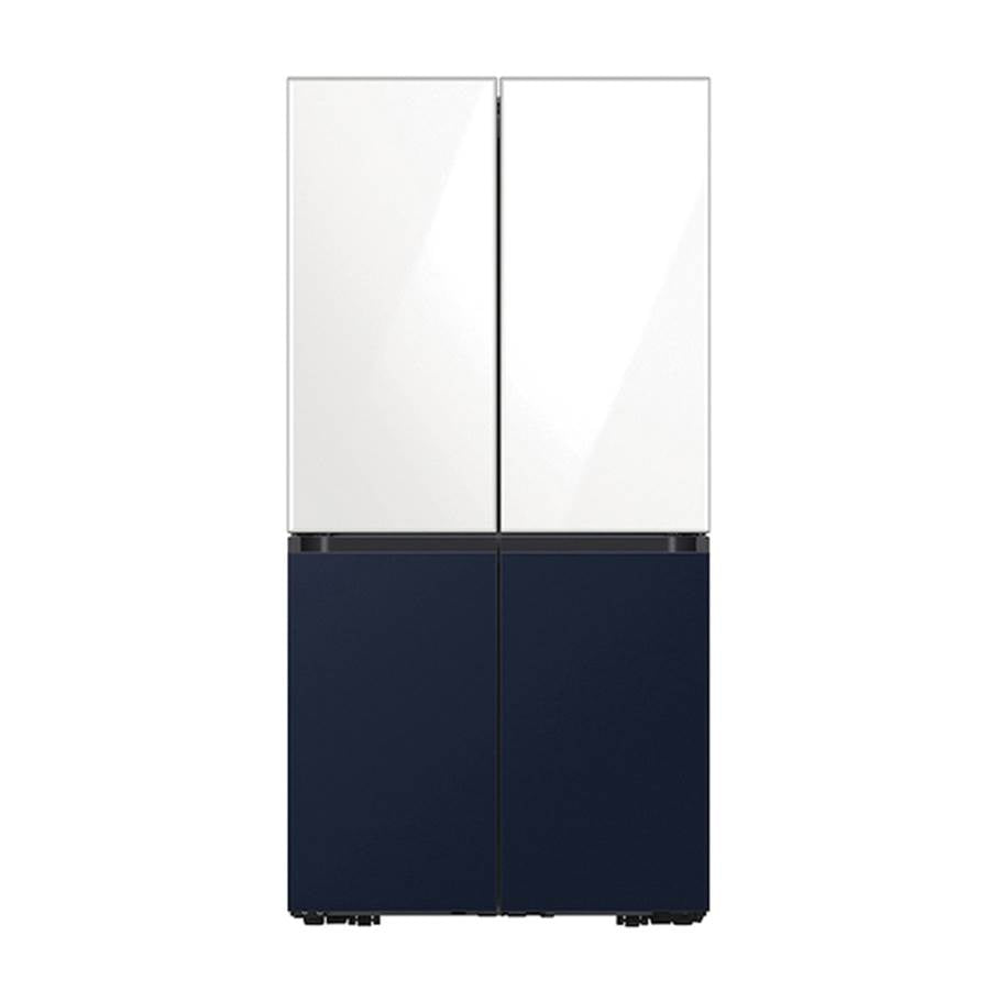 Bespoke Flex 4-Door Refrigerator Bottom Panel, White Glass