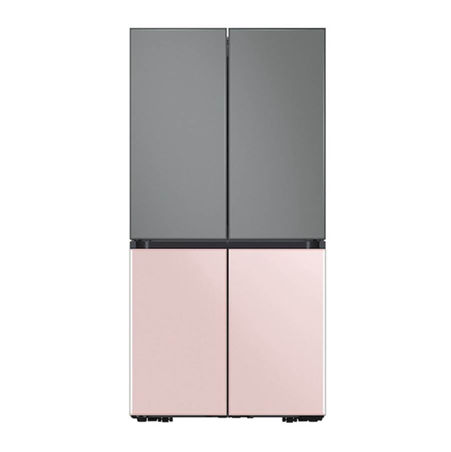 Bespoke Flex 4-Door Refrigerator Top Panel, White Glass