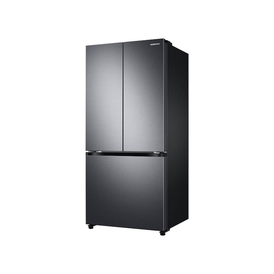 French Door Refrigerator, 18 cu-ft, Black Stainless Steel