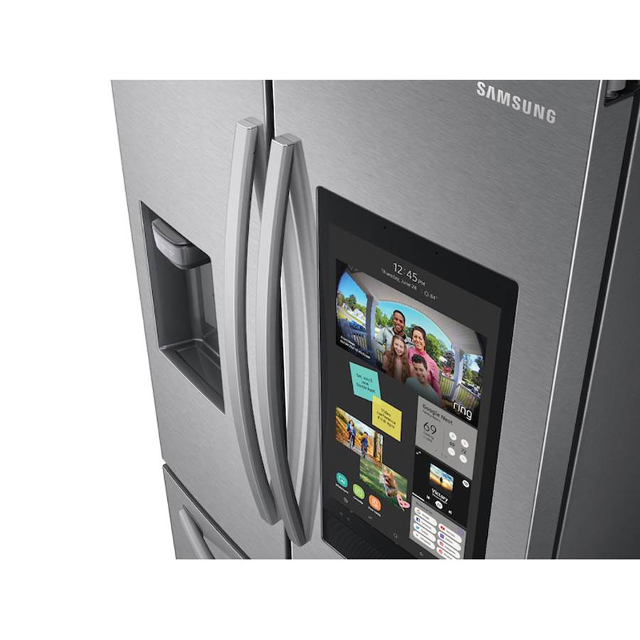 French 3-Door Refrigerator Family Hub, Black Stainless