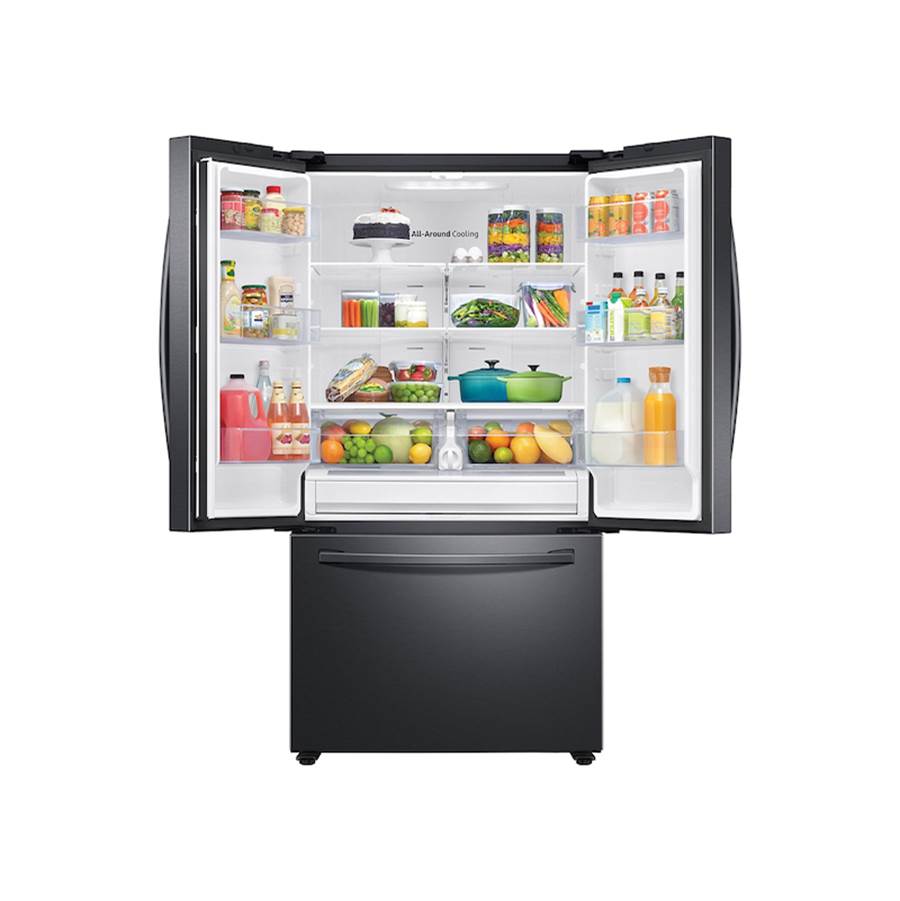 Refrigerator without Dispenser, 28 cu-ft, Black Stainless