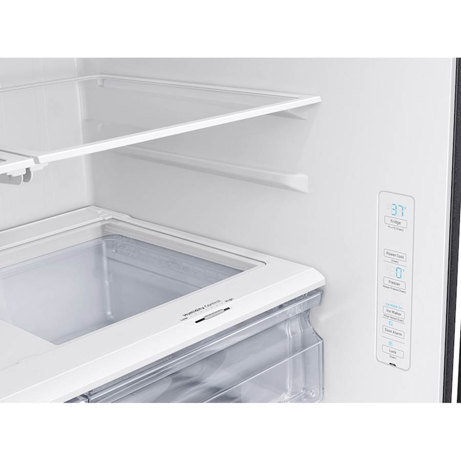 Refrigerator without Dispenser, 28 cu-ft, Black Stainless