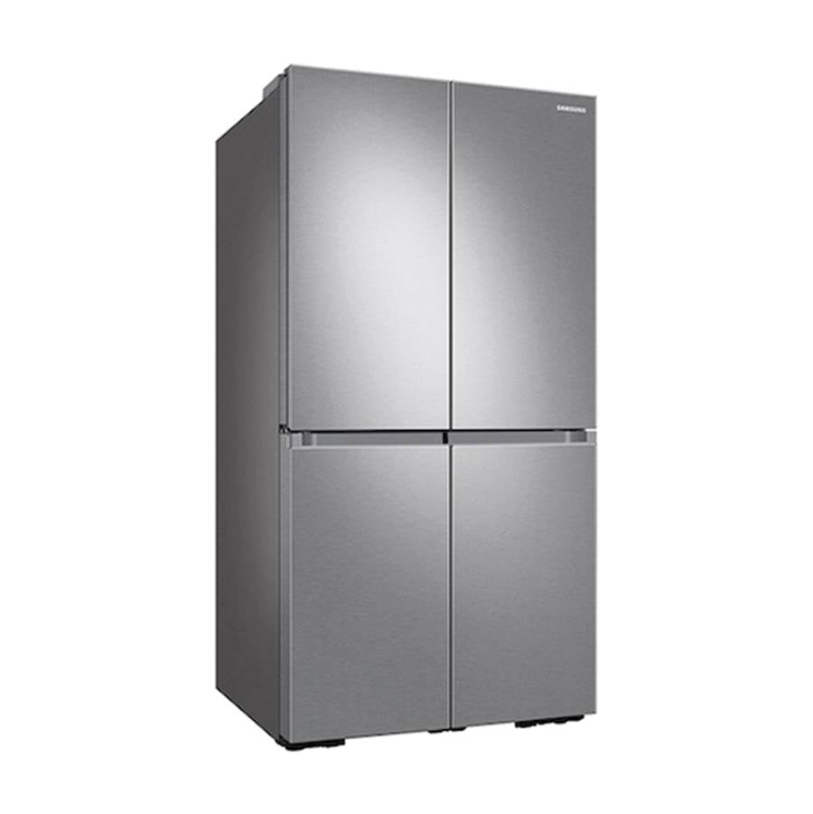 Smart Flex 4-Door Refrigerator with AutoFill Water Pitcher and a Dual Ice Maker with Ice Bites in Black Stainless Steel, 29 cu-ft