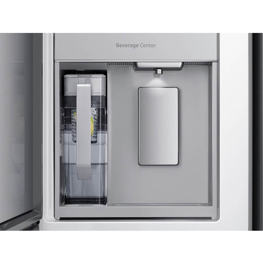 Smart Flex 4-Door Refrigerator with Beverage Center and a Dual Ice Maker with Ice Bites in Black Stainless Steel, 29 cu-ft
