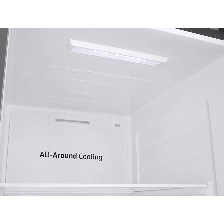Smart Counter Depth Side by Side Refrigerator All Around Cooling with Wi-Fi and E-Star, Stainless Steel, 23 cu-ft