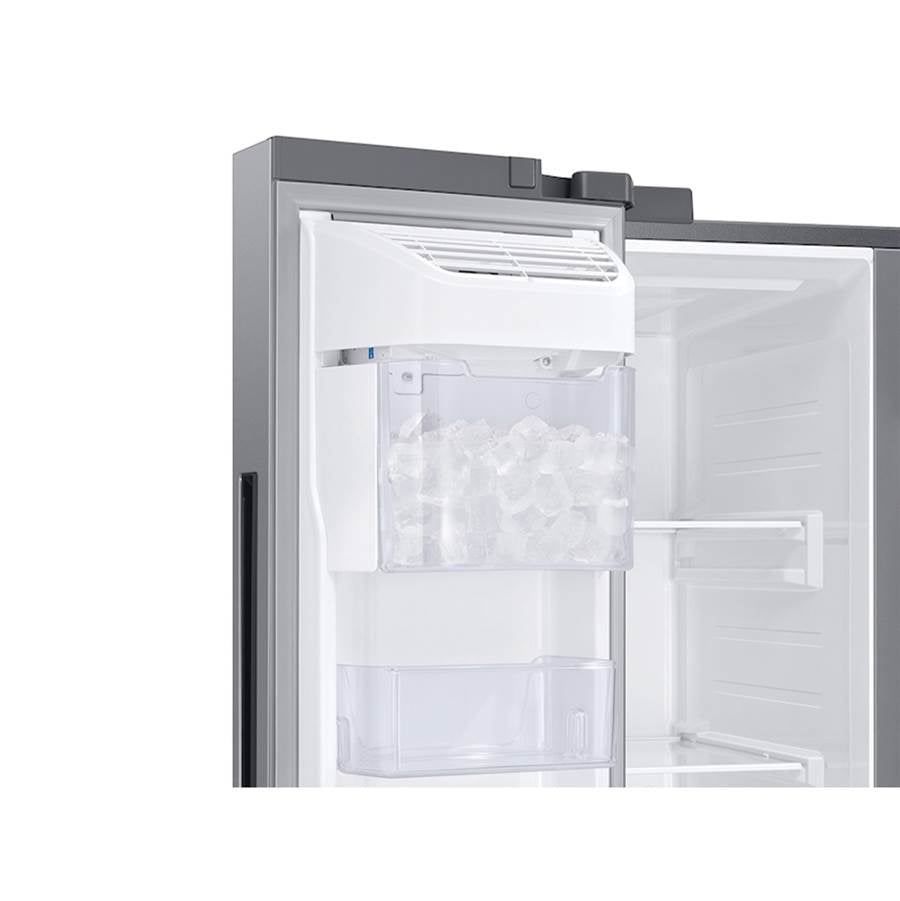 Smart Counter Depth Side by Side Refrigerator All Around Cooling with Wi-Fi and E-Star, Stainless Steel, 23 cu-ft