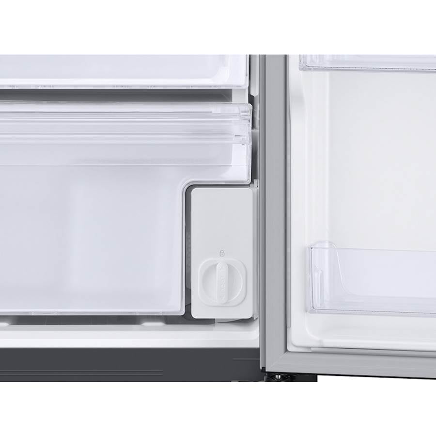 Smart Counter Depth Side by Side Refrigerator All Around Cooling with Wi-Fi and E-Star, Stainless Steel, 23 cu-ft