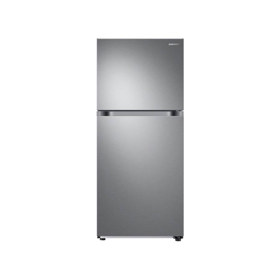 Samsung - Factory installed Ice Maker, Top Mount, Stainless, 18 cu-ft - Stainless Steel