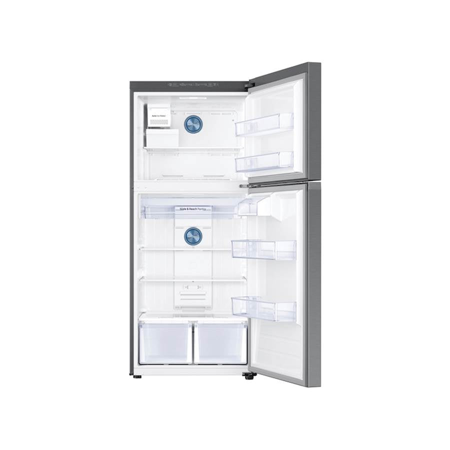 Factory installed Ice Maker, Top Mount, Black Stainless, 18 cu-ft