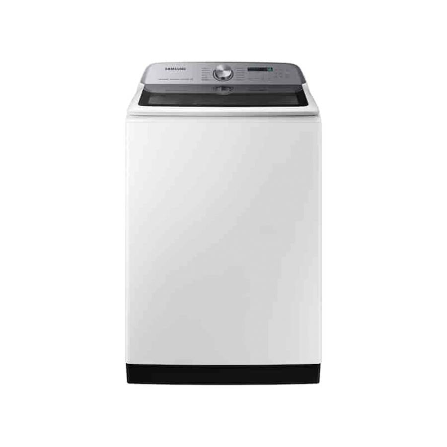 Samsung - Smart Top Load Washer with Super Speed, 5.2 cu-ft - White