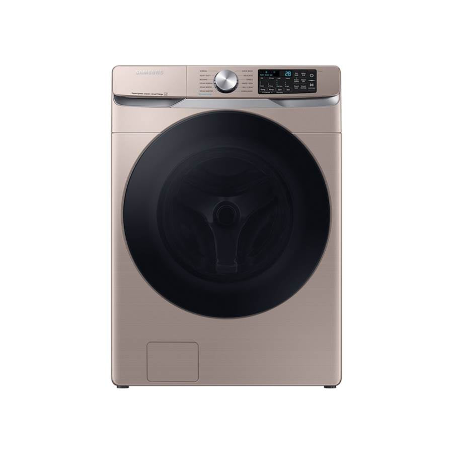 Samsung - Smart Front Load Washer with Super Speed and Steam, 4.5 cu-ft - Champagne