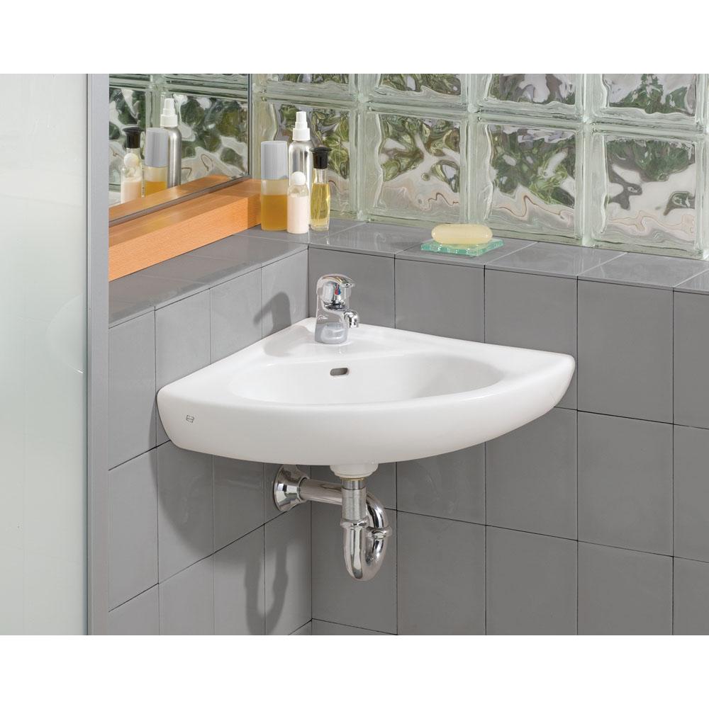 Cheviot Products - WALL MOUNT Corner Sink - White