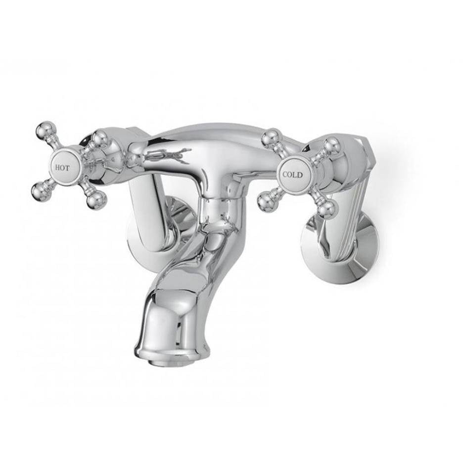 Cheviot Products - 5100 SERIES Basic Wall-Mount Tub Filler - Cross Handles - Chrome