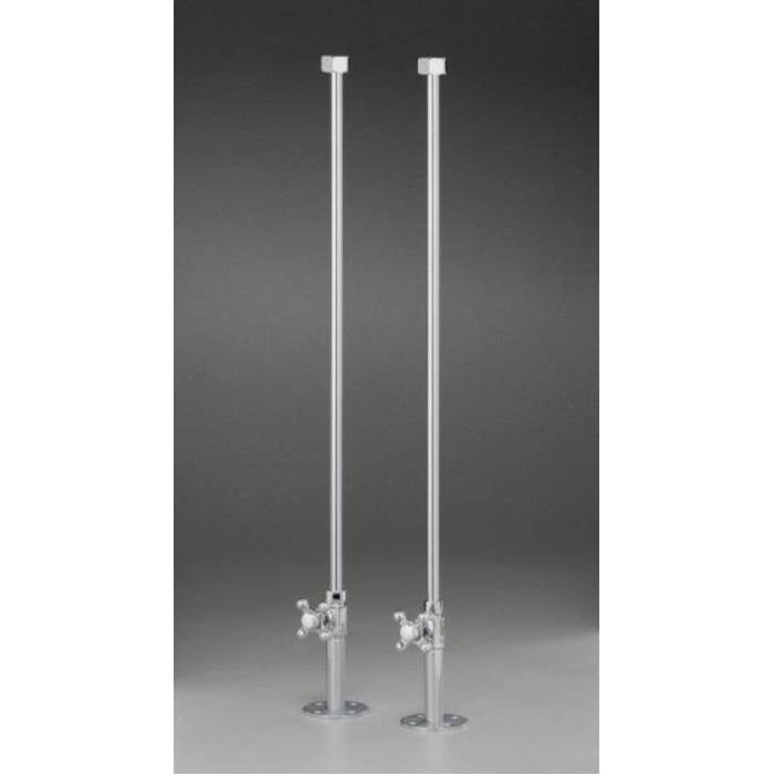 Cheviot Products - Water Supply Lines for Rim Mount Bathtub Fillers - Satin Brass