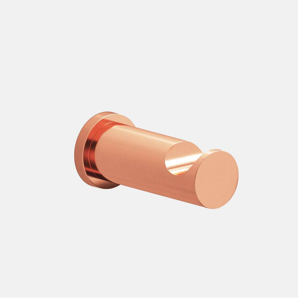 Colonial Bronze - 1'' diameter Round Hook hand finished in Satin Copper and Satin Copper - Satin Copper,Satin Copper