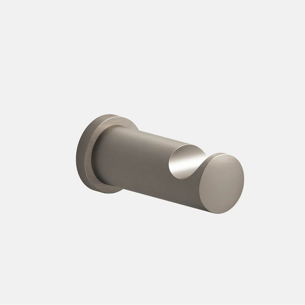 Colonial Bronze - 1'' diameter Round Hook hand finished in Matte Pewter and Matte Pewter - Matte Pewter,Matte Pewter