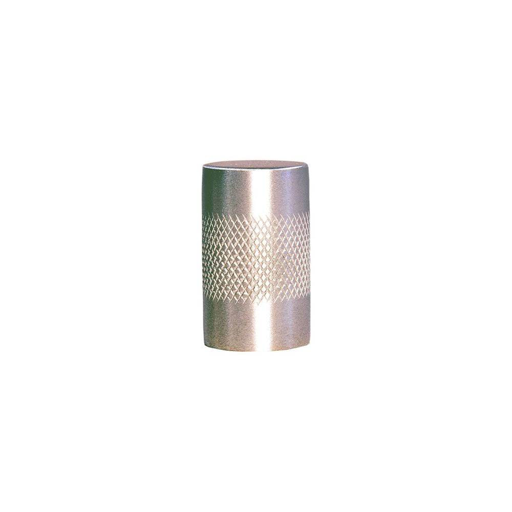 Colonial Bronze - 1'' diameter Round, diamond-knurled Cabinet Knob, Back-to-Back Shower Door Knob Kit hand finished in Satin Copper - Satin Copper