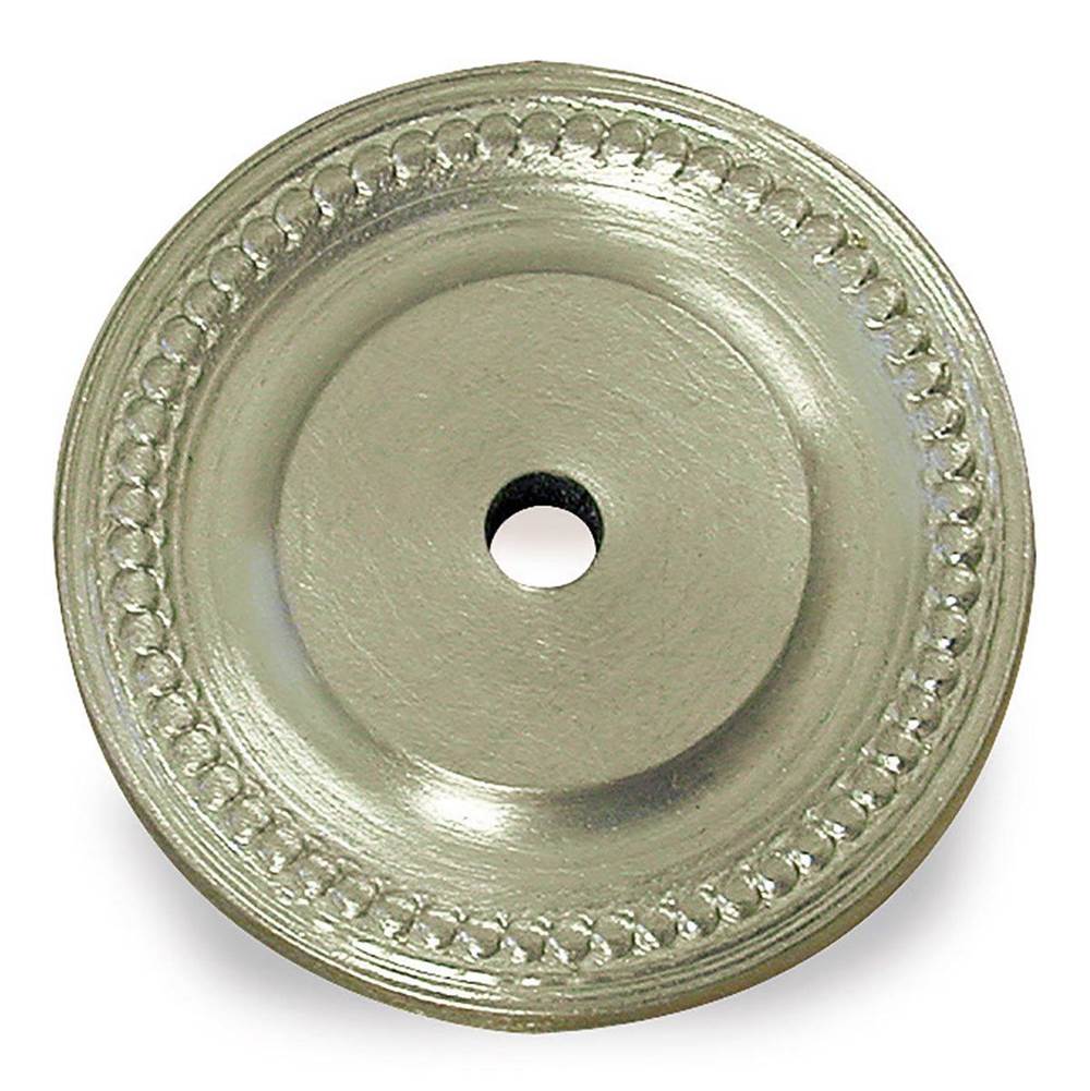Colonial Bronze - 1.5'' diameter Round, grooved Backplate for use with 8-32 screw hand finished in Heritage Bronze - Heritage Bronze