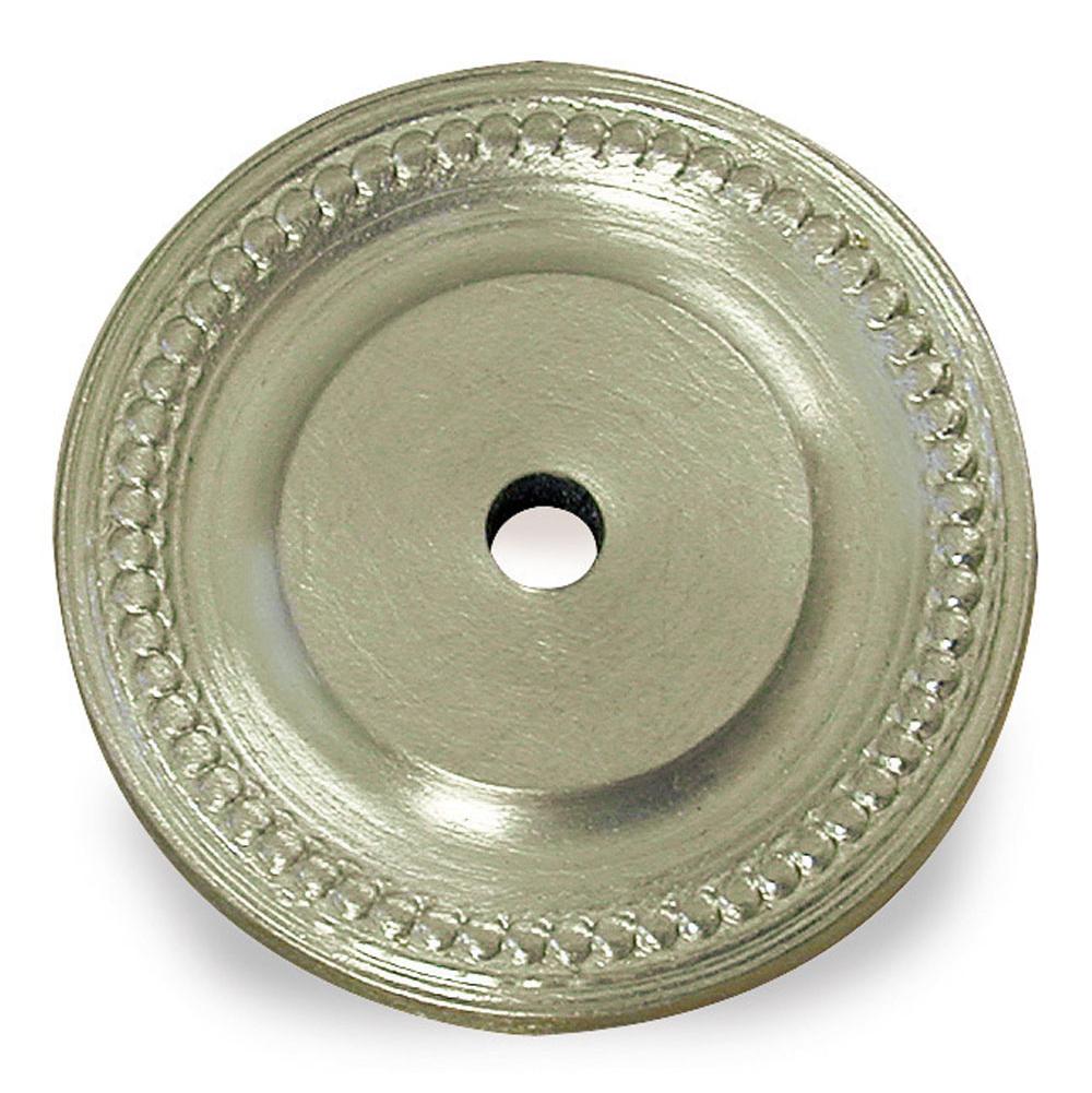 Colonial Bronze - 1.5'' diameter Round, grooved Backplate for use with 8-32 screw hand finished in Satin Copper - Satin Copper