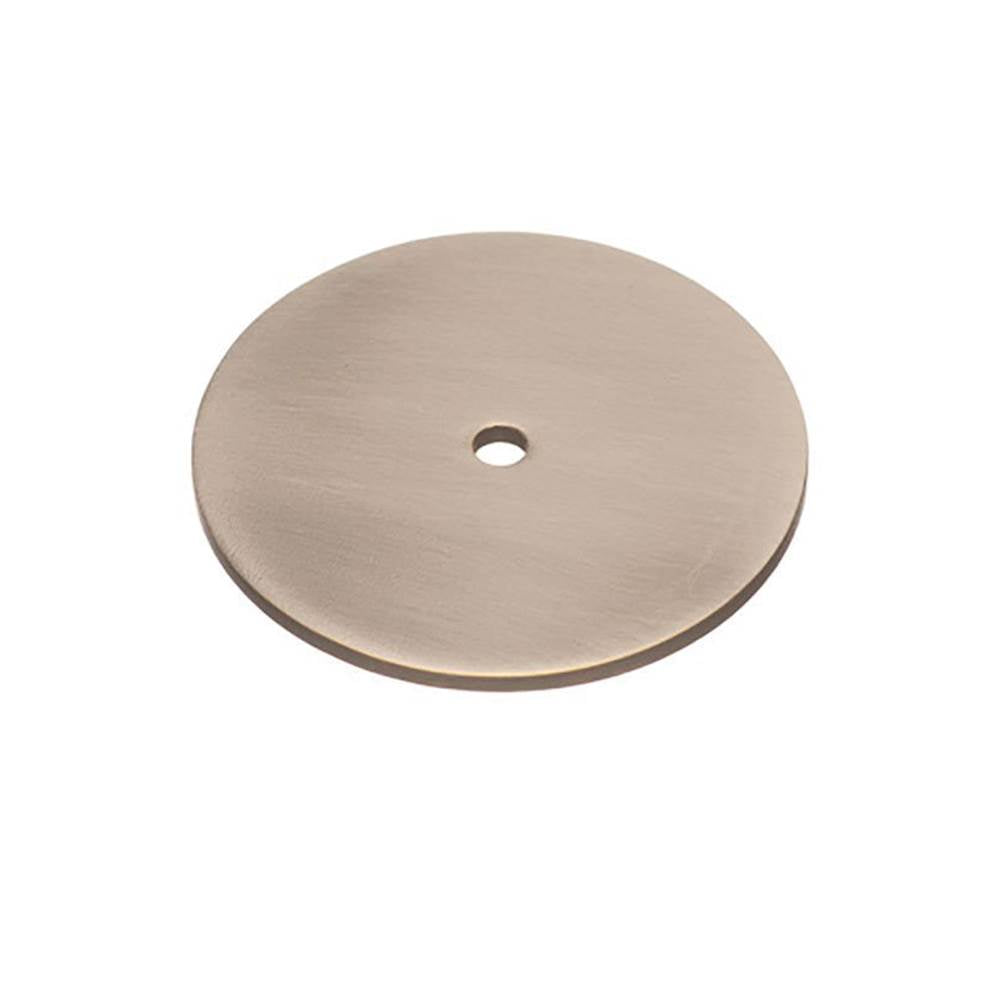 Colonial Bronze - 2.125'' diameter Round Backplate for use with 8-32 screw hand finished in French Gold - French Gold