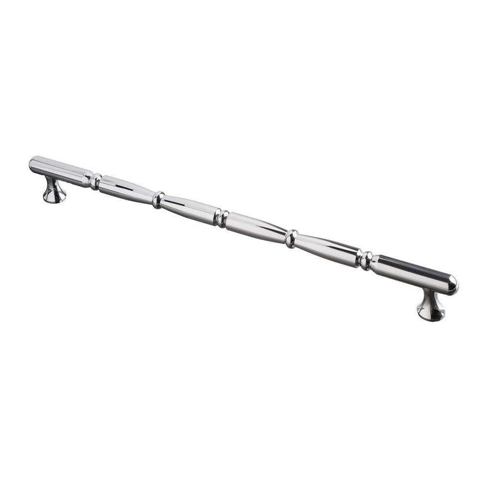 Colonial Bronze - 16'' center-to-center, 18'' overall, 0.75'' diameter Detailed wire Cabinet Pull, Appliance Pull, Door Pull, Shower Door Pull with beads and radiused ends hand finished in Heritage Bronze - Heritage Bronze