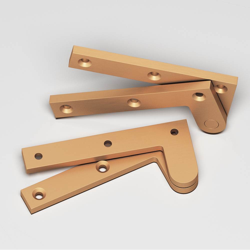 Colonial Bronze - 3.875'' overall Fixed pin pivot Hinge hand finished in Matte Satin Bronze - Matte Satin Bronze
