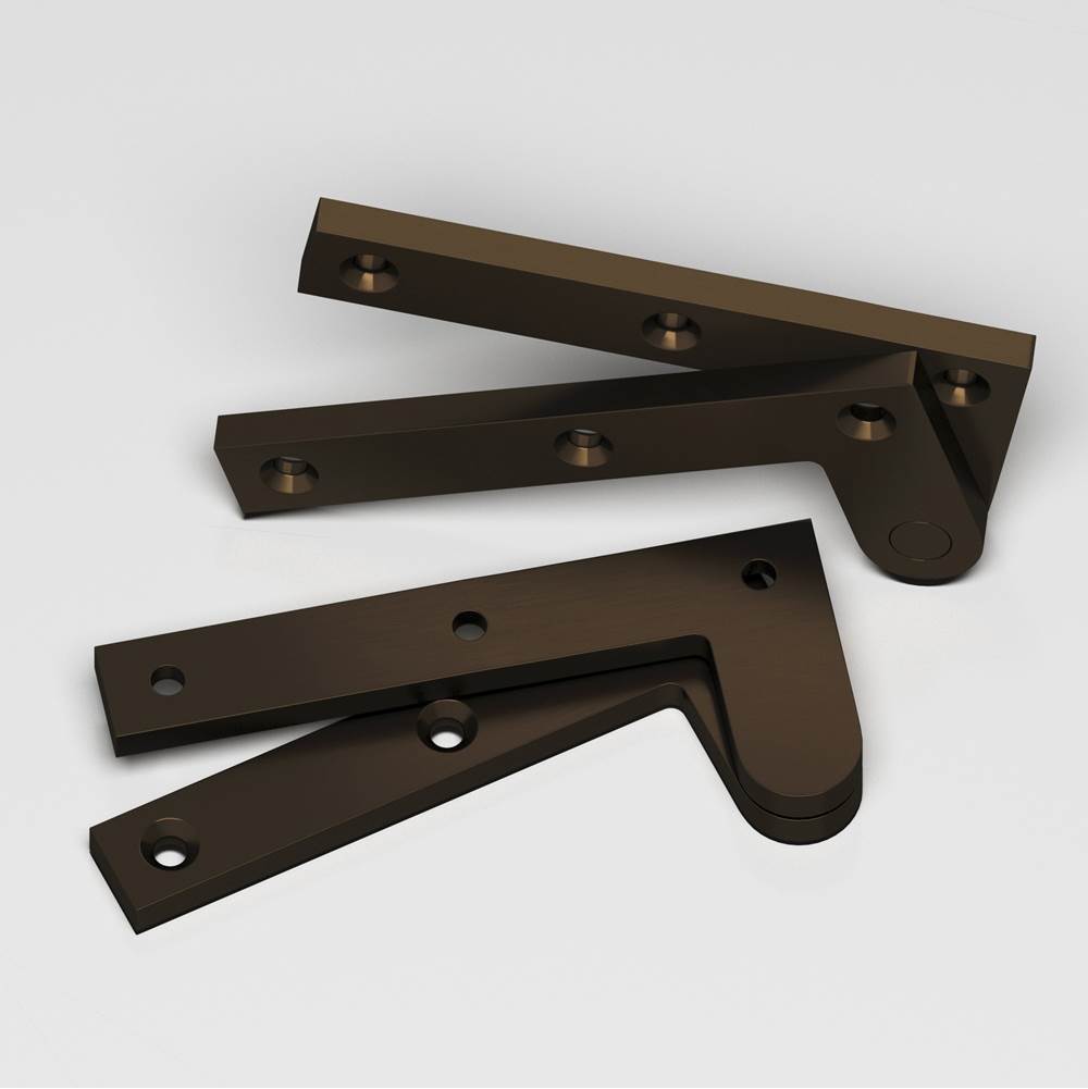 Colonial Bronze - 3.875'' overall Fixed pin pivot Hinge hand finished in Oil Rubbed Bronze - Oil Rubbed Bronze