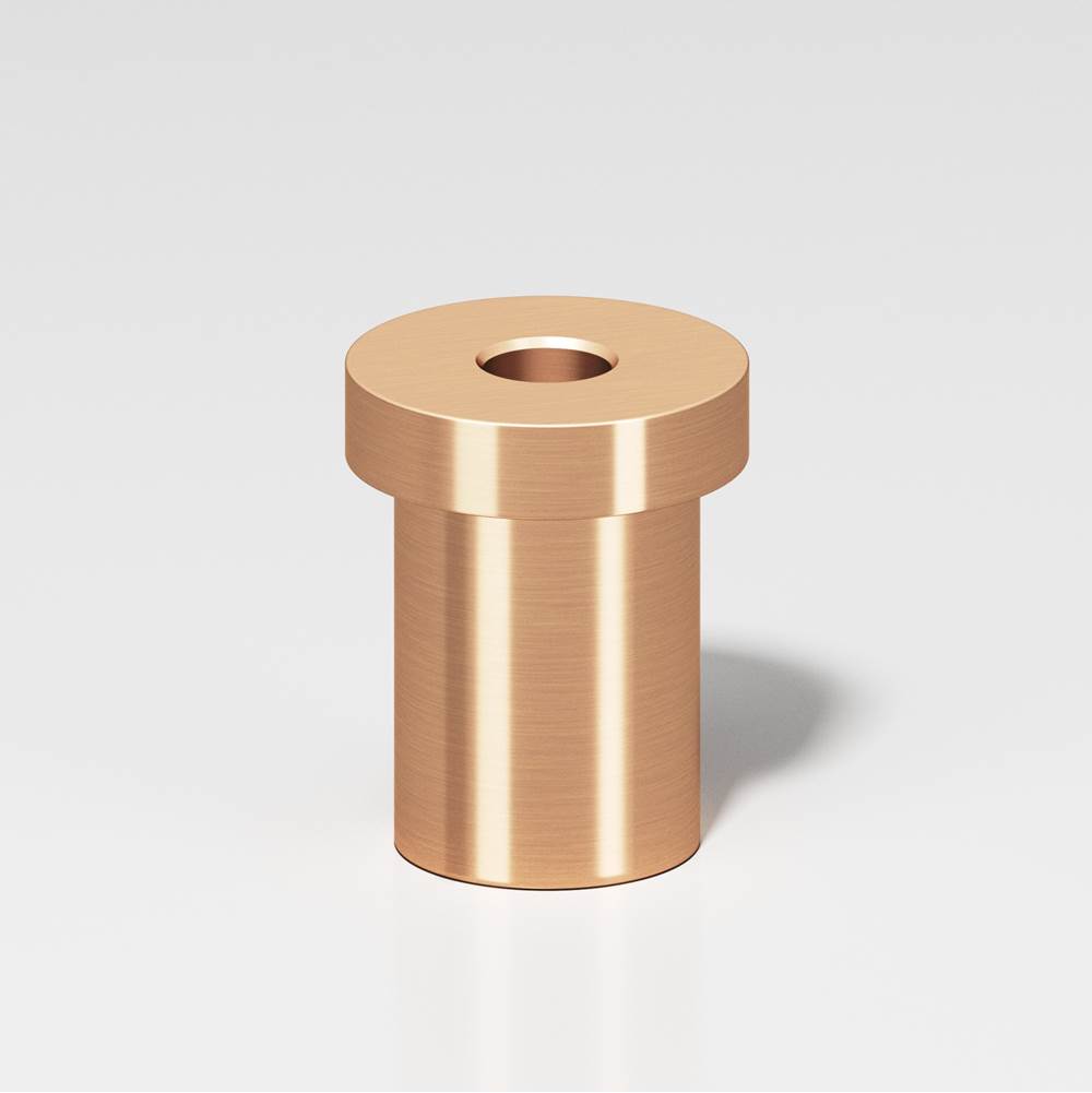 Colonial Bronze - 1.25'' overall, 0.75'' diameter Pivot Hinge base for use with 6B or 6FHB pivot hinge hand finished in Satin Bronze - Satin Bronze