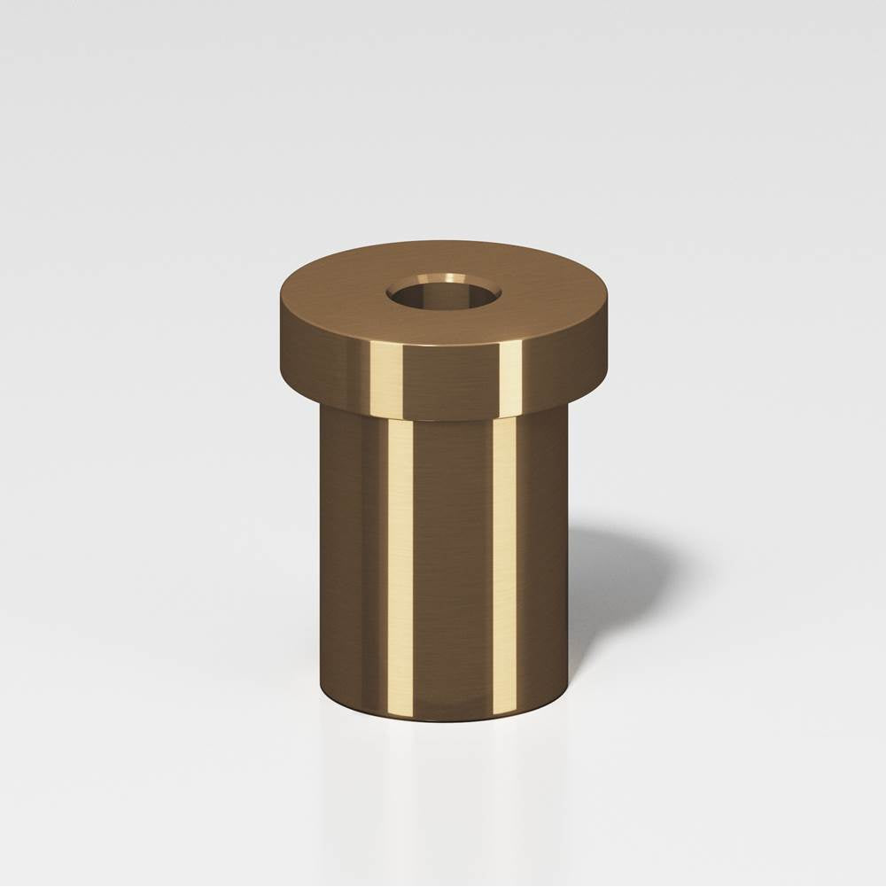 Colonial Bronze - 1.25'' overall, 0.75'' diameter Pivot Hinge base for use with 6B or 6FHB pivot hinge hand finished in Light Statuary Bronze - Light Statuary Bronze