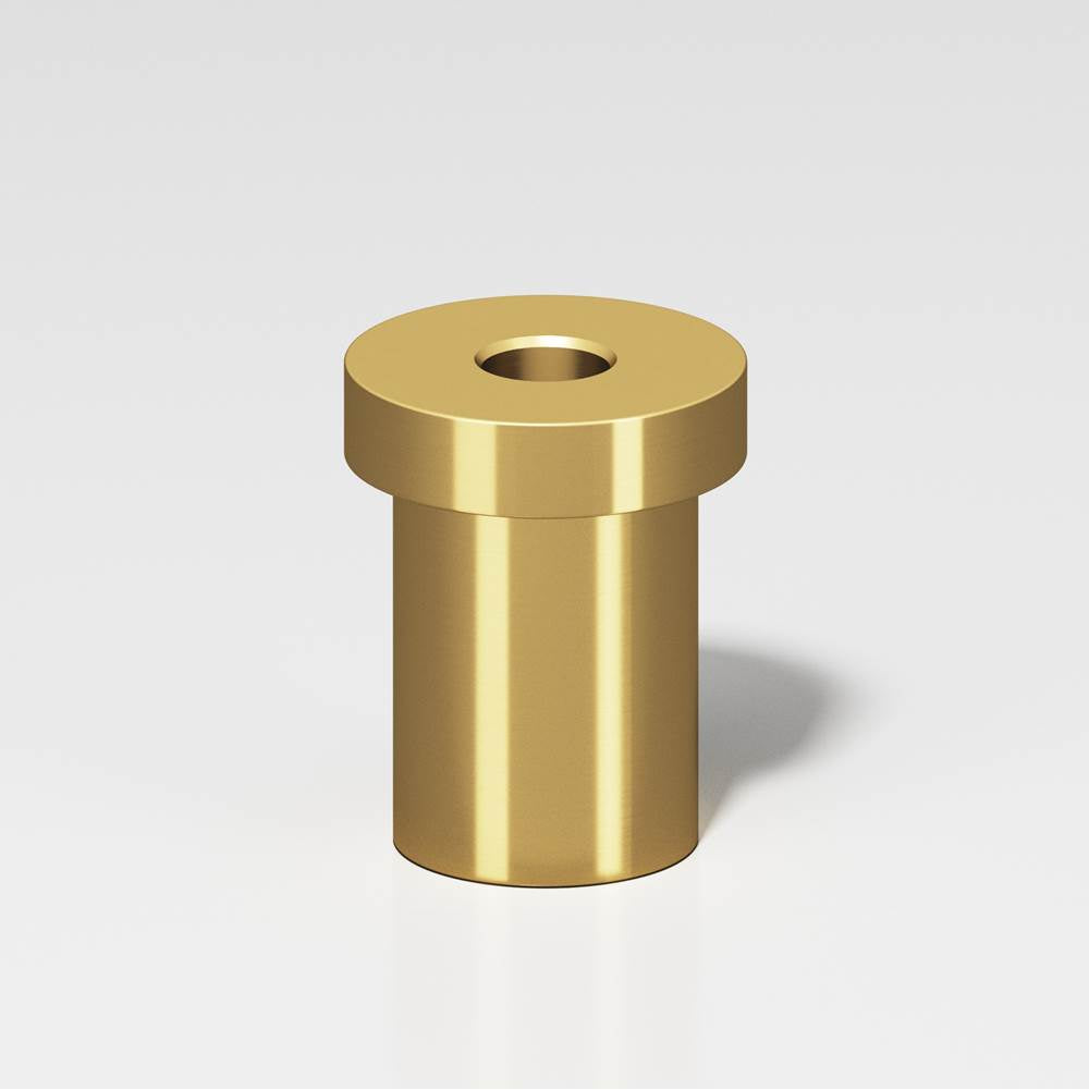Colonial Bronze - 1.25'' overall, 0.75'' diameter Pivot Hinge base for use with 6B or 6FHB pivot hinge hand finished in Satin Brass - Satin Brass
