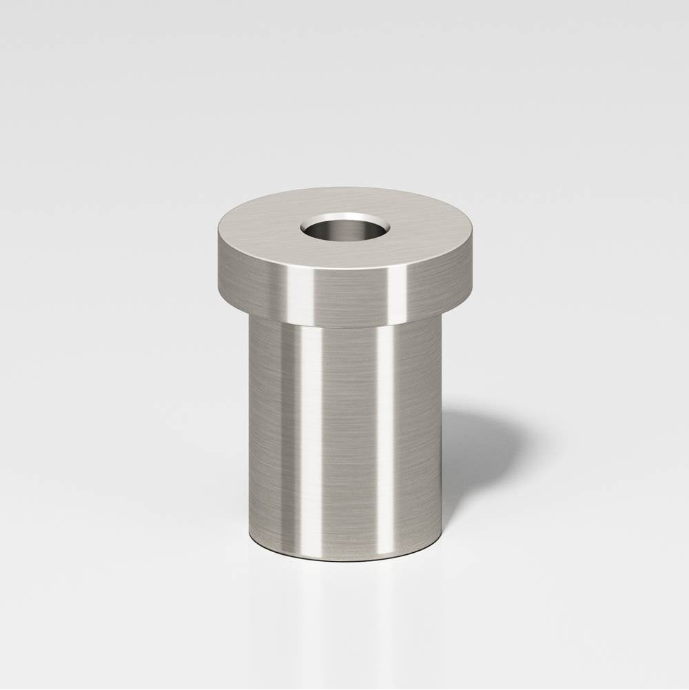 Colonial Bronze - 1.25'' overall, 0.75'' diameter Pivot Hinge base for use with 6B or 6FHB pivot hinge hand finished in Satin Nickel - Satin Nickel