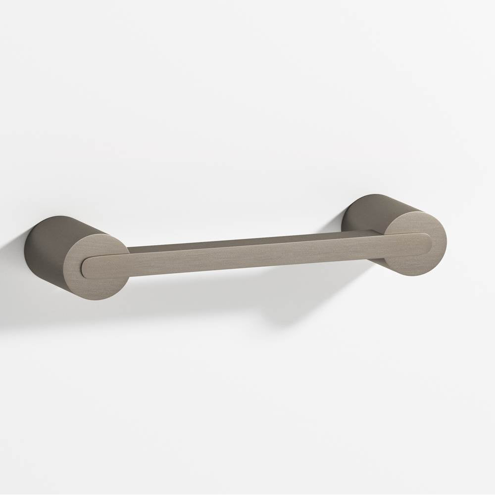 Colonial Bronze - 3.5'' center-to-center, 4.25'' overall, 0.25 x 0.375'' Rectangular Cabinet Pull fully encapsulated by round posts hand finished in Matte Pewter and Matte Pewter - Matte Pewter,Matte Pewter