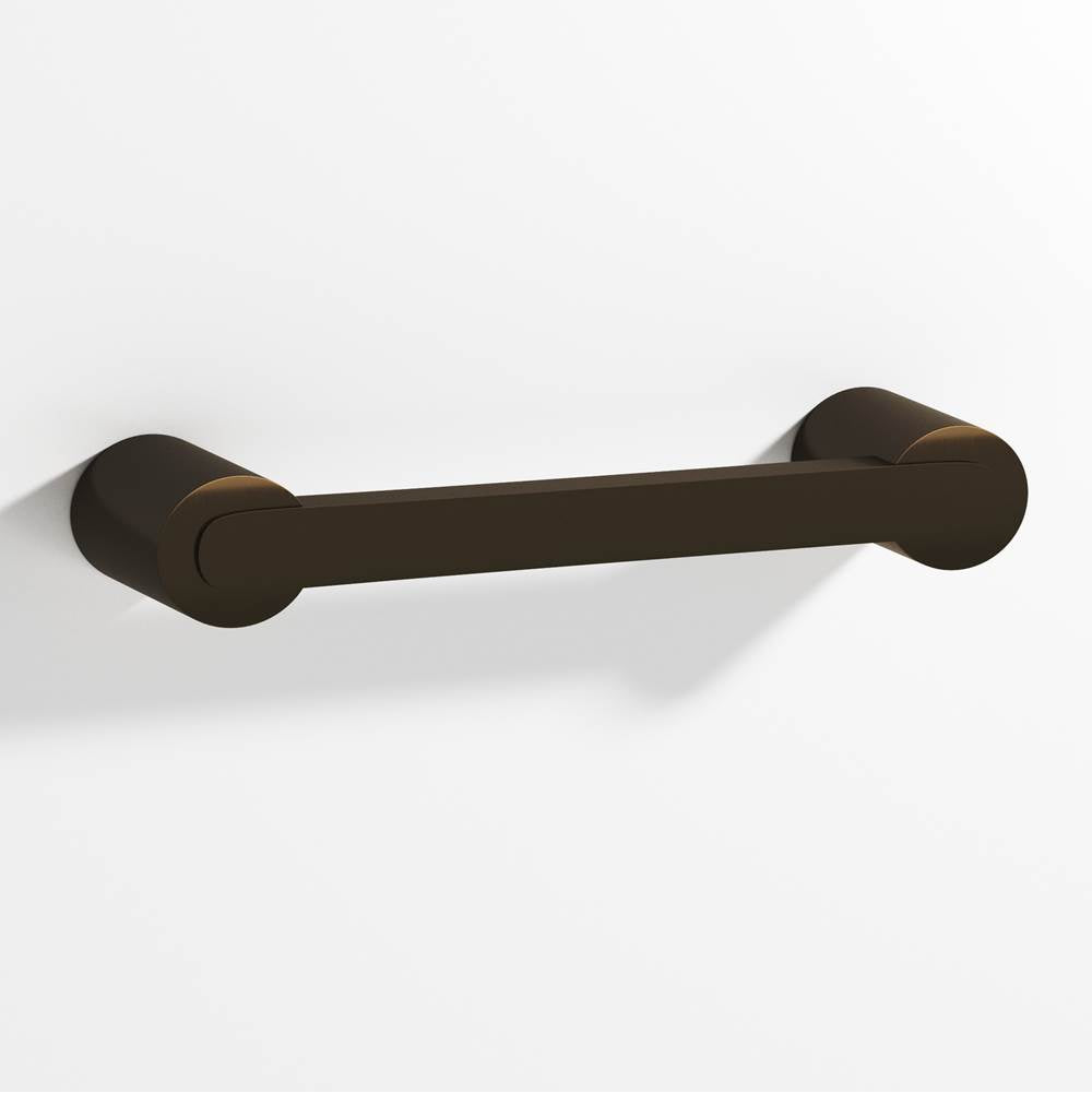 Colonial Bronze - 6'' center-to-center, 6.75'' overall, 0.375 x 0.25'' Rectangular Cabinet Pull fully encapsulated by round posts hand finished in Oil Rubbed Bronze and Oil Rubbed Bronze - Oil Rubbed Bronze,Oil Rubbed Bronze