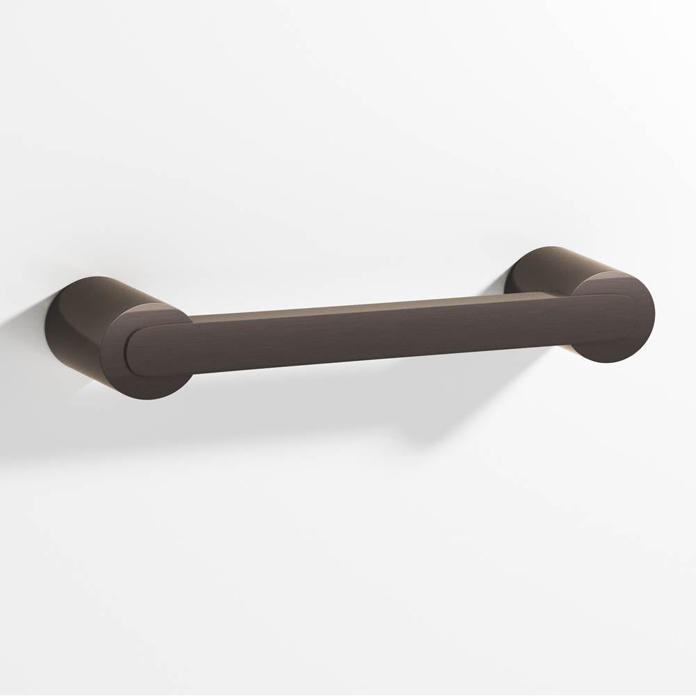 Colonial Bronze - 8'' center-to-center, 8.75'' overall, 0.375 x 0.25'' Rectangular Cabinet Pull fully encapsulated by round posts hand finished in Dark Statuary Bronze and Dark Statuary Bronze - Dark Statuary Bronze,Dark Statuary Bronze