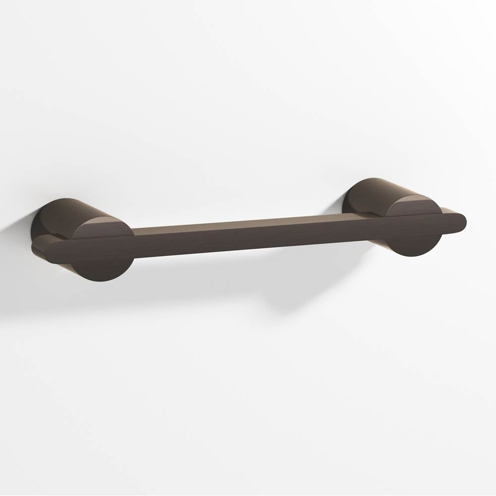 Colonial Bronze - 3'' center-to-center, 4.25'' overall, 0.25 x 0.375'' Rectangular Cabinet Pull partially encapsulated by round posts hand finished in Dark Statuary Bronze and Dark Statuary Bronze - Dark Statuary Bronze,Dark Statuary Bronze
