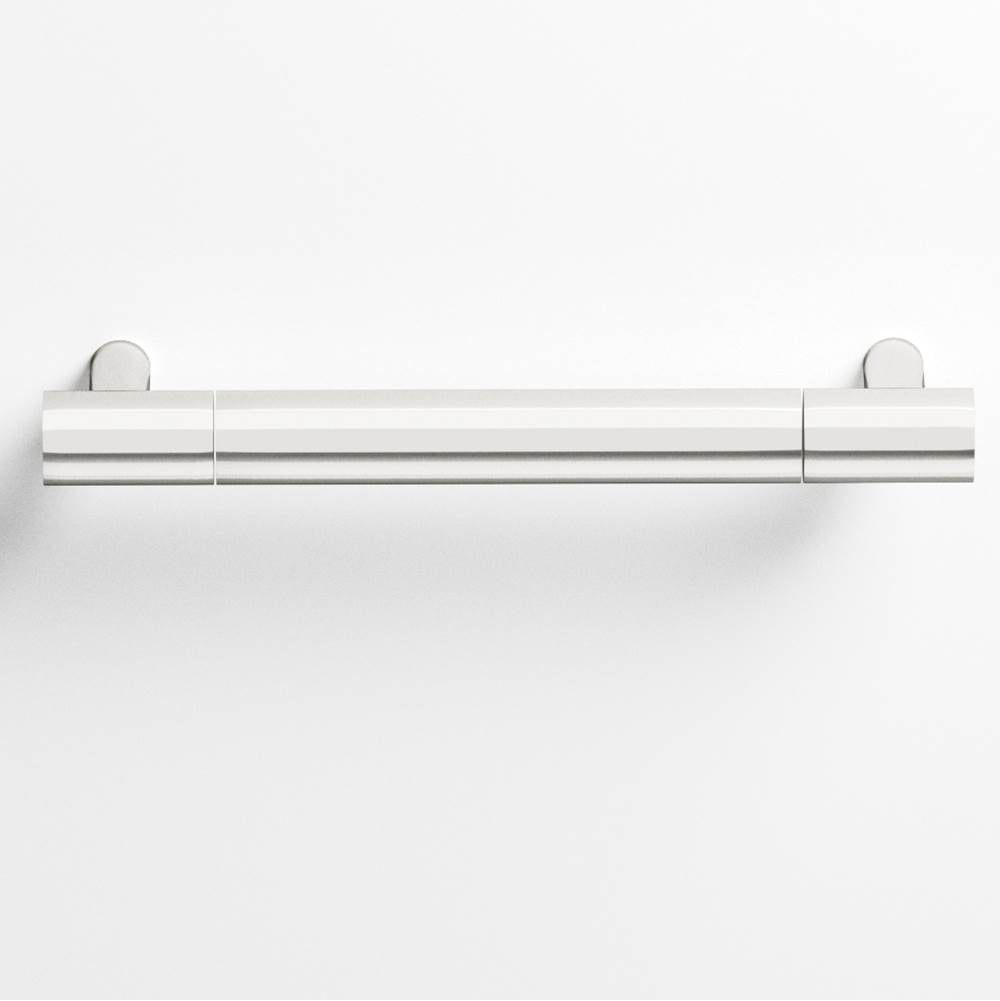Colonial Bronze - 6'' center-to-center, 7'' overall, 0.625'' diameter Round Cabinet Pull, Door Pull with straight posts hand finished in Polished Nickel and Polished Nickel - Polished Nickel,Polished Nickel