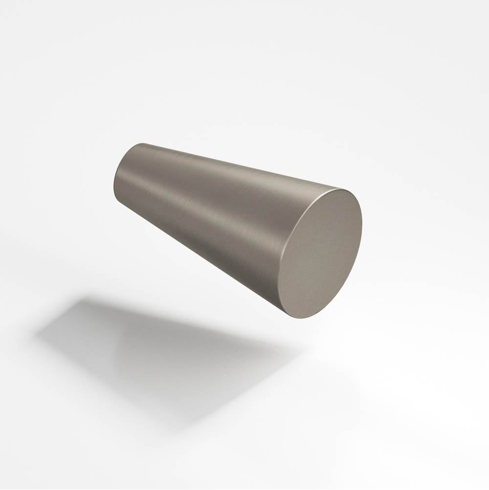 Colonial Bronze - 0.5625'' diameter Round, tapered Cabinet Knob hand finished in Matte Pewter - Matte Pewter