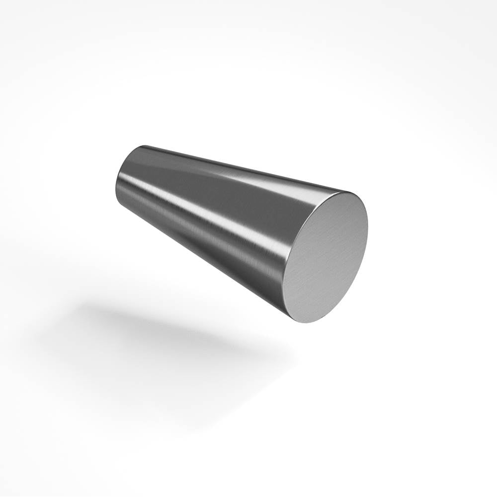 Colonial Bronze - 0.5625'' diameter Round, tapered Cabinet Knob hand finished in Graphite - Graphite