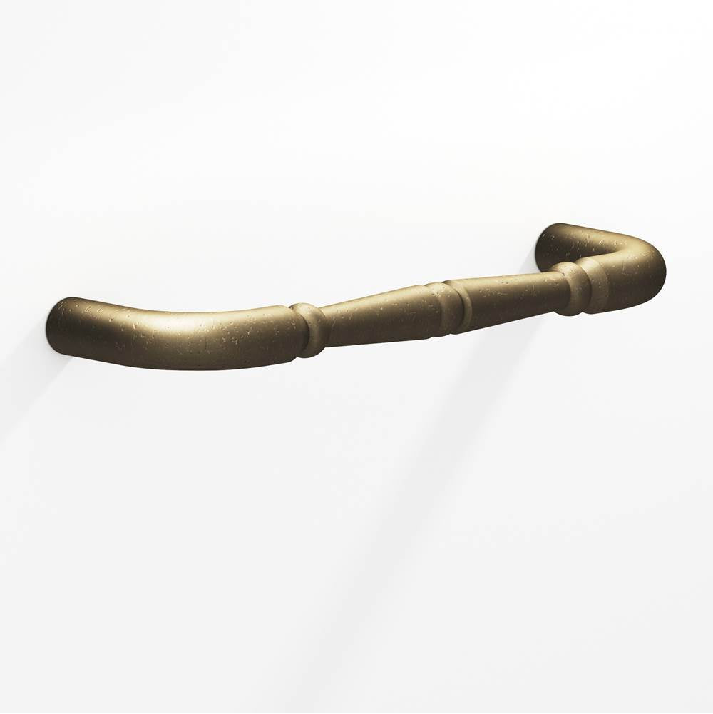 Colonial Bronze - 18'' center-to-center, 18.75'' overall, 0.75'' diameter Detailed wire Appliance Pull, Door Pull, Shower Door Pull with beads hand finished in Distressed Oil Rubbed Bronze - Distressed Oil Rubbed Bronze