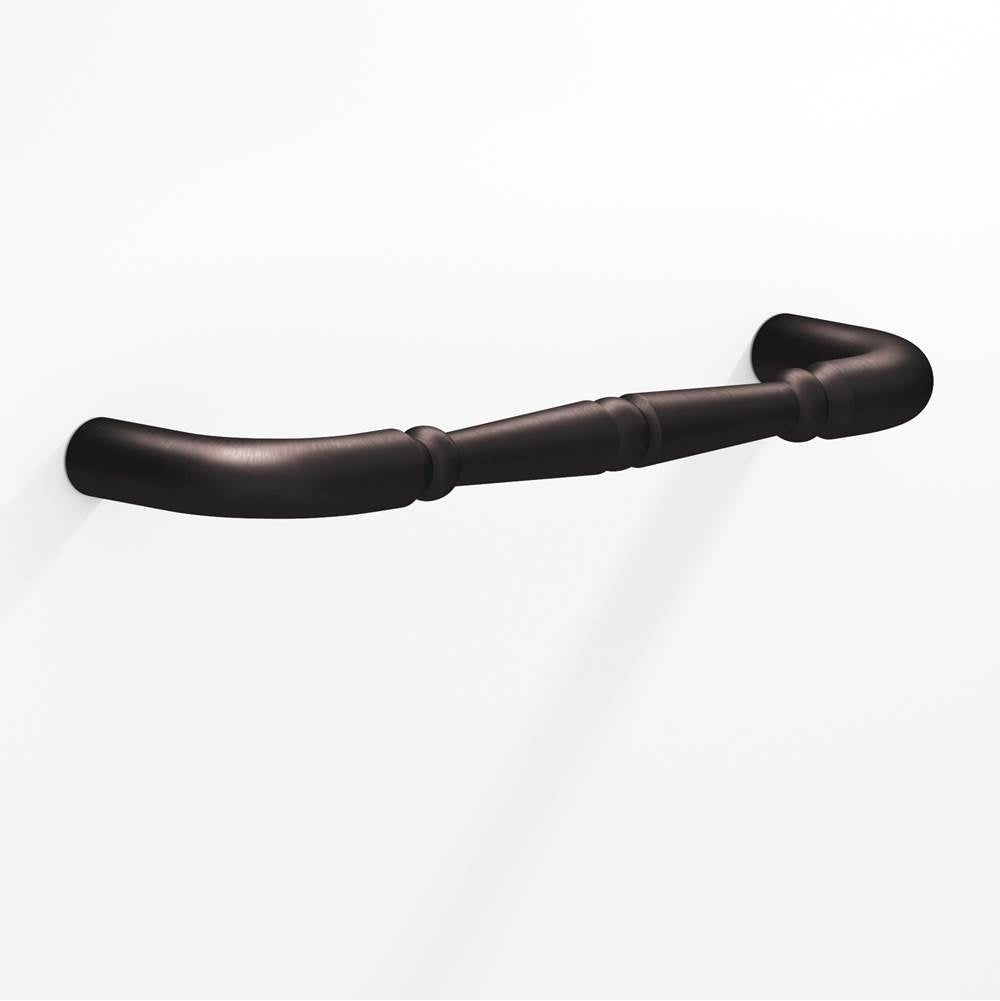 Colonial Bronze - 10'' center-to-center, 10.75'' overall, 0.75'' diameter Detailed wire Cabinet Pull, Appliance Pull, Door Pull, Shower Door Pull with beads hand finished in Matte Dark Statuary Bronze - Matte Dark Statuary Bronze