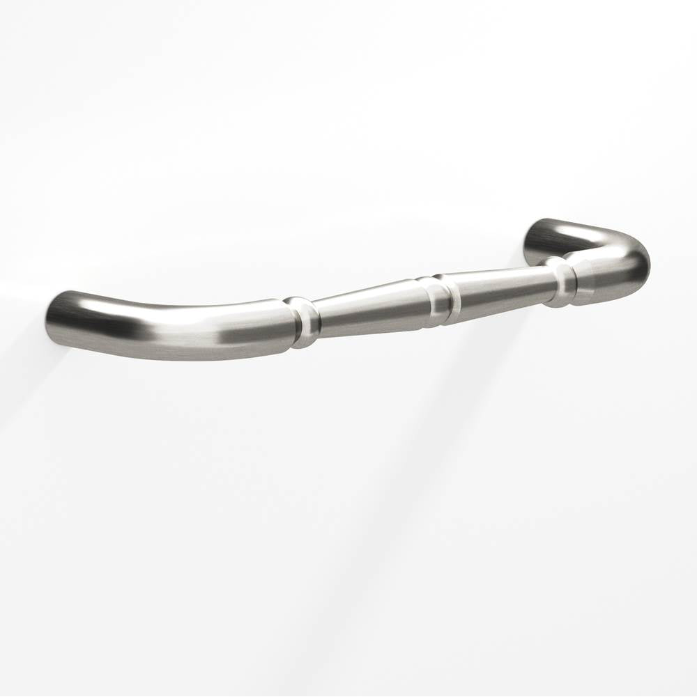 Colonial Bronze - 18'' center-to-center, 18.75'' overall, 0.75'' diameter Detailed wire Appliance Pull, Door Pull, Shower Door Pull with beads hand finished in Satin Nickel - Satin Nickel