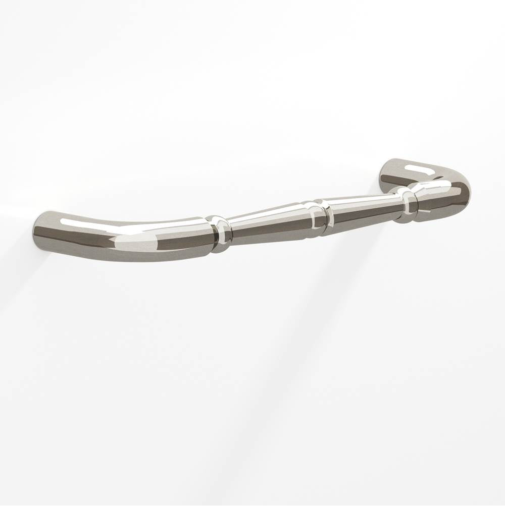 Colonial Bronze - 8'' center-to-center, 8.75'' overall, 0.75'' diameter Detailed wire Cabinet Pull, Appliance Pull, Door Pull, Shower Door Pull with beads hand finished in Nickel Stainless - Nickel Stainless