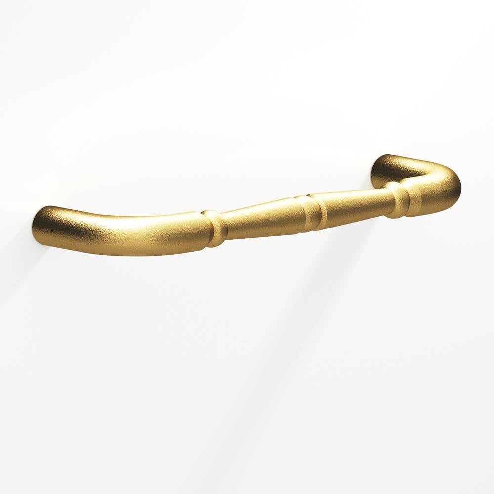 Colonial Bronze - 8'' center-to-center, 8.75'' overall, 0.75'' diameter Detailed wire Cabinet Pull, Appliance Pull, Door Pull, Shower Door Pull with beads hand finished in Frost Brass - Frost Brass