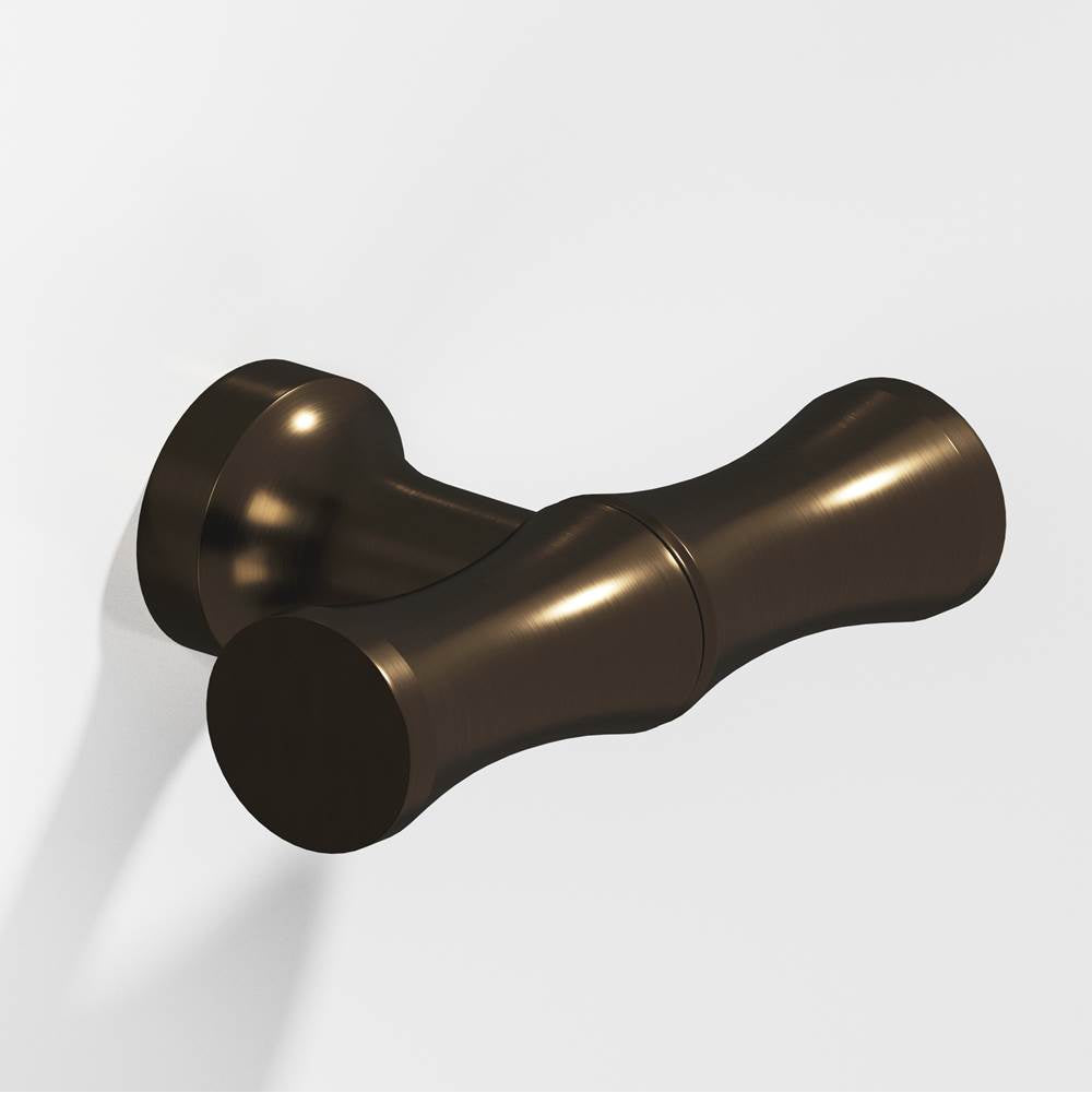 Colonial Bronze - 1.75'' overall, 0.5'' diameter Bamboo, T Cabinet Knob with flared post hand finished in Oil Rubbed Bronze - Oil Rubbed Bronze