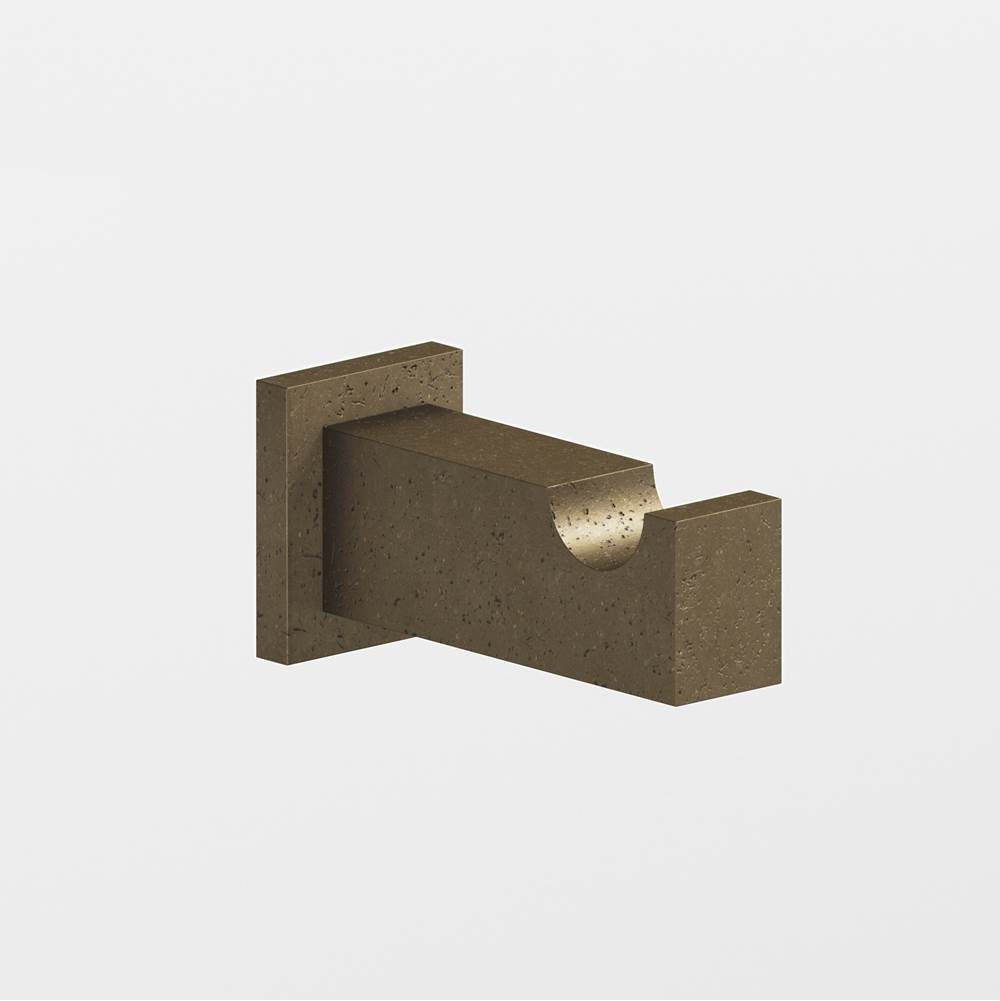 Colonial Bronze - 0.75 x 1'' Rectangular Hook hand finished in Distressed Oil Rubbed Bronze and Distressed Oil Rubbed Bronze - Distressed Oil Rubbed Bronze,Distressed Oil Rubbed Bronze