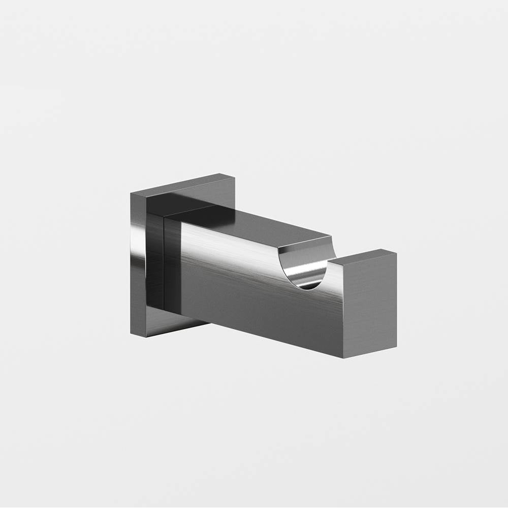 Colonial Bronze - 0.75 x 1'' Rectangular Hook hand finished in Graphite and Graphite - Graphite,Graphite