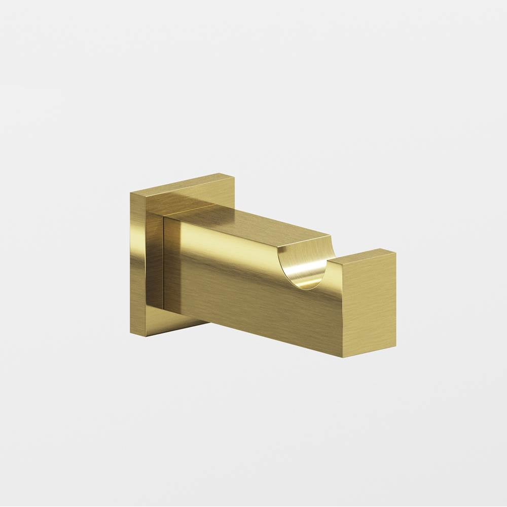 Colonial Bronze - 0.75 x 1'' Rectangular Hook hand finished in Antique Brass and Antique Brass - Antique Brass,Antique Brass